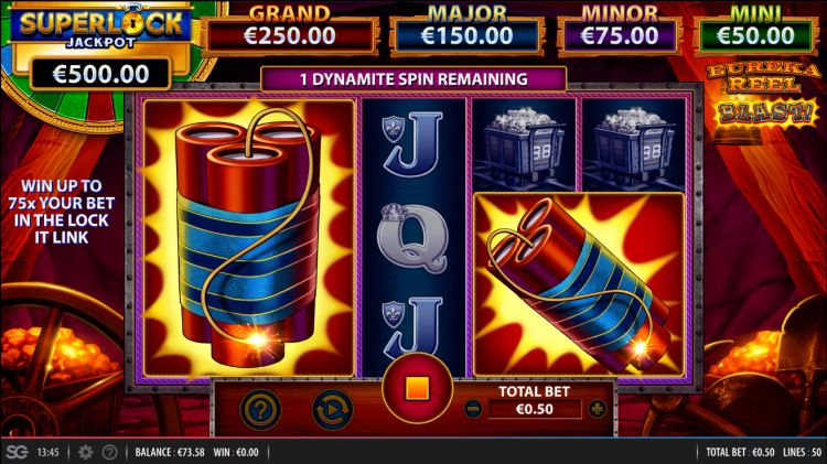 Eureka Reel Blast slot gameplay