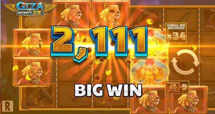 Giza Infinity Reels big win