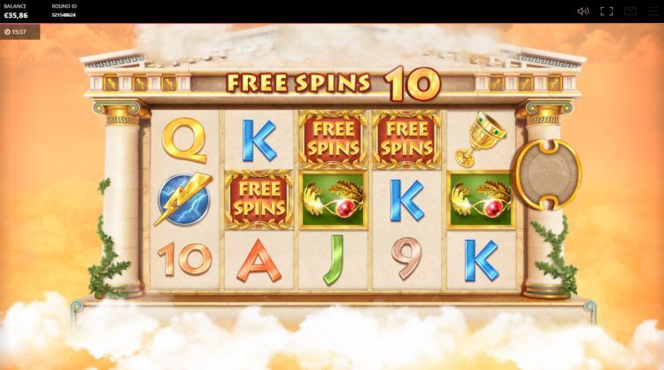 Golden Thunder slot Cayetano free spins trigger