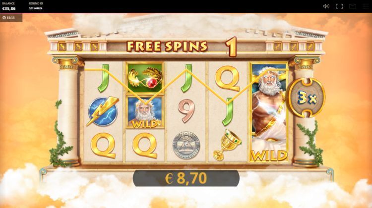 Golden Thunder slot bonus win