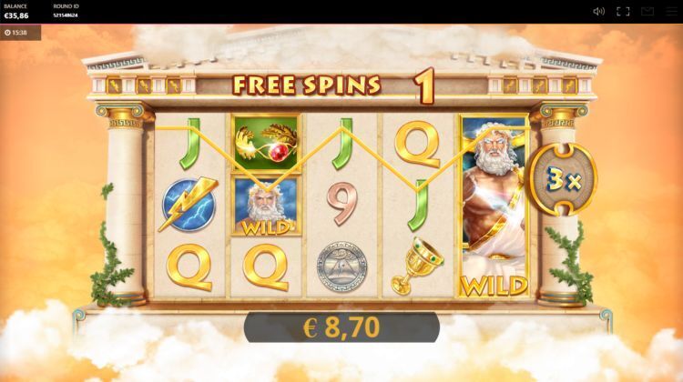 Golden Thunder slot Cayetano free spins win