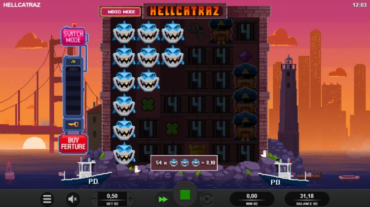 Hellcatraz Relax Gaming slot review