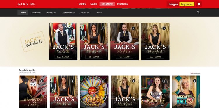 Live Casino Jack's