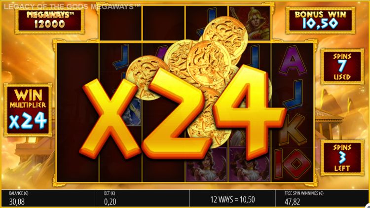 Legacy of the Gods Megaways online slot Free Spins bonus