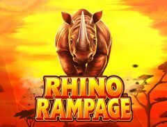 Rhino Rampage slot review blueprint gaming logo