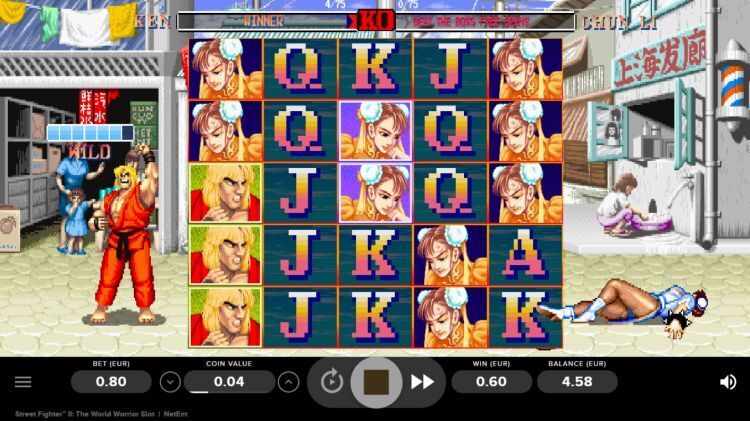 Streetfighter 2 slot review netent free spins trigger