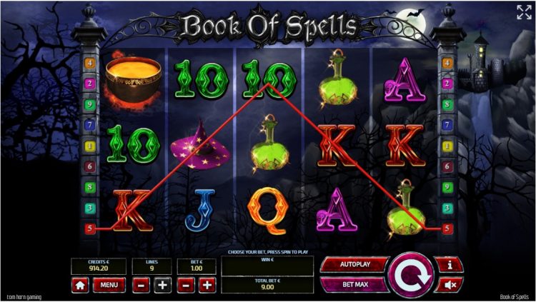 book of spells gokkast