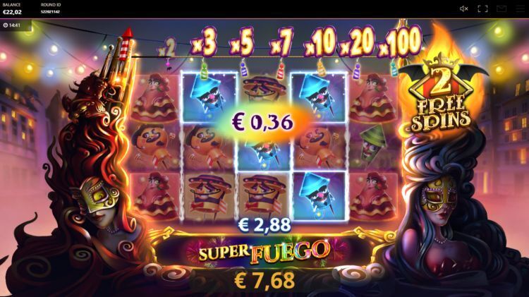 Super Fuego gokkast Free Spins bonus