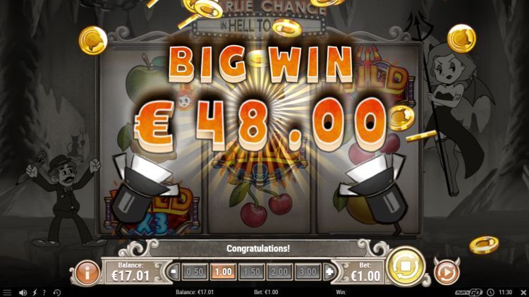Charlie Chance in Hell To Pay gokkast big win