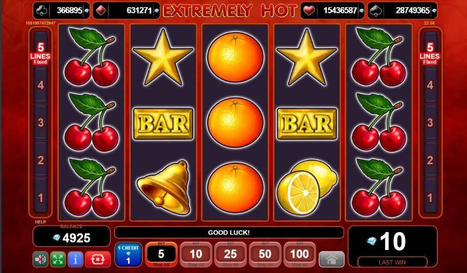 extremely hot online slot