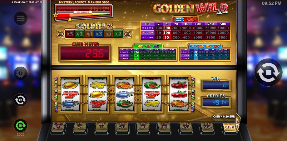 golden wild arcade online