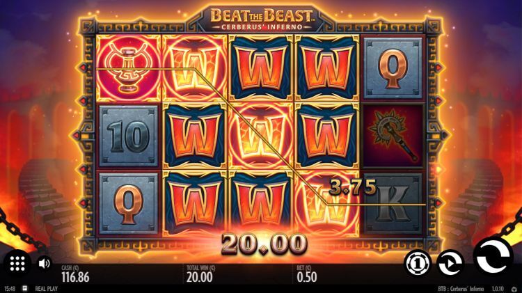 Beat the Beast: Cerberus Inferno gokkast win