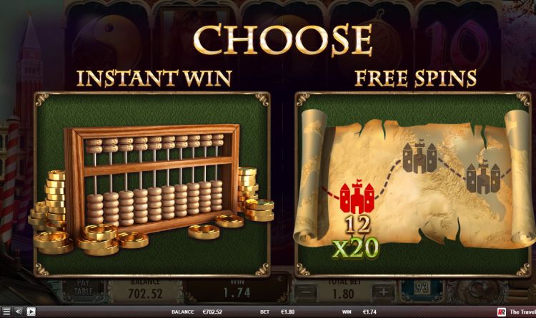 The Travels of Marco online slot bonus gameplay