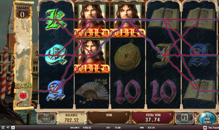 The Travels of Marco slot bonus win