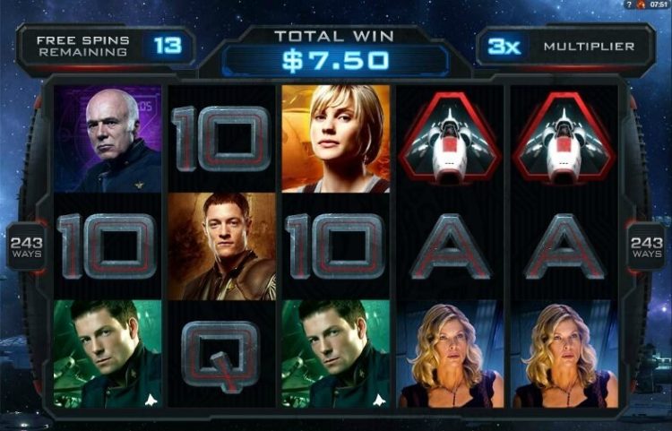 Battlestar Galactica slot Free Spins