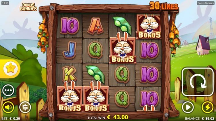 Bonus Bunnies slot nolimit city bonus trigger