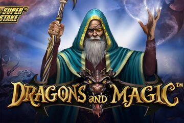 Dragons and magic slot review stakelogic logo