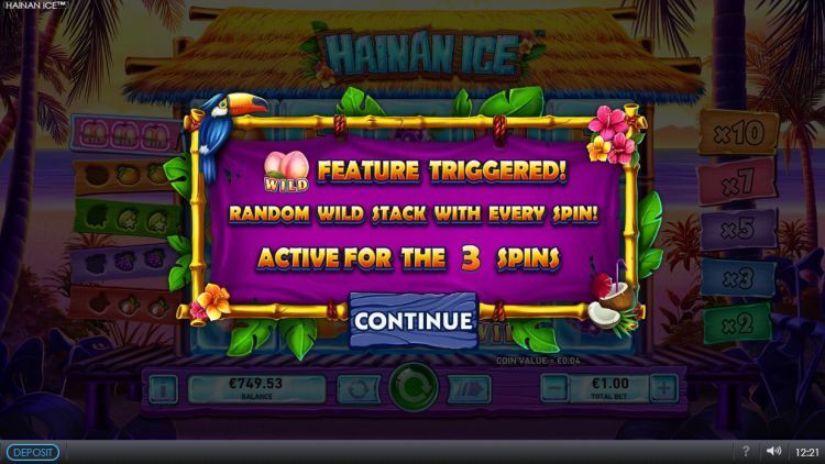 Hainan Ice slot review feature