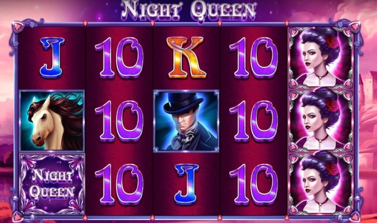 Night Queen online slot gameplay