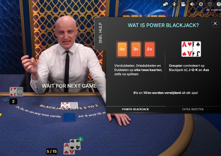 Power Blackjack Speluitleg