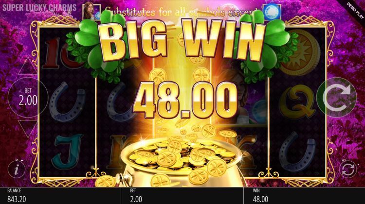 Super Lucky Charms slot blueprint big win