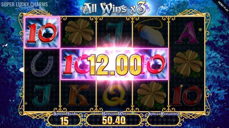 Super Lucky Charms slot blueprint bonus win