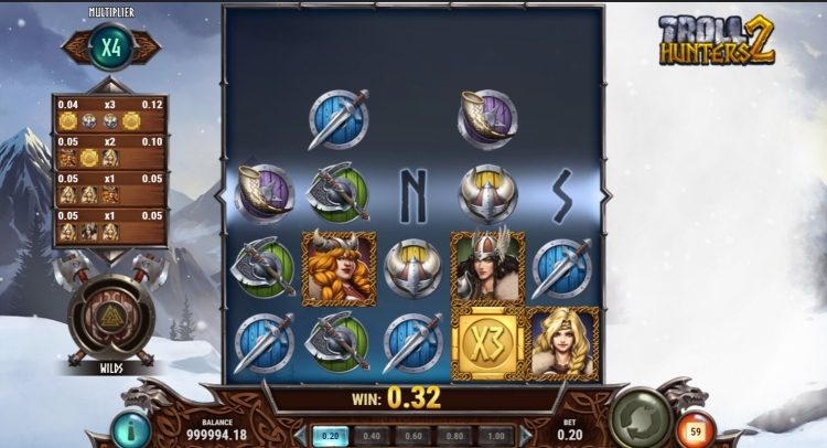 Troll Hunters 2 online slot bonus