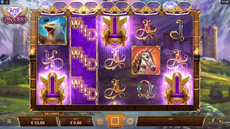 Age of Conquest slot gameplay