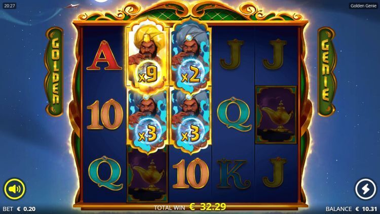 Golden Genie and the Walking Wilds slot bonus