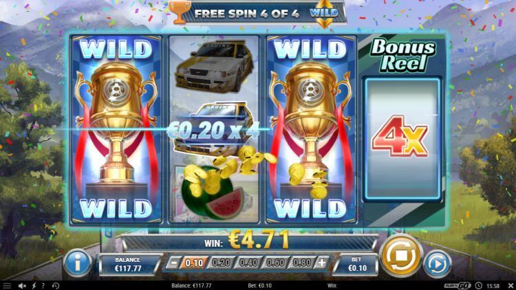 Rally 4 Riches slot Free Spins