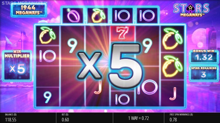 Stars Megaways online slot Free Spins bonus