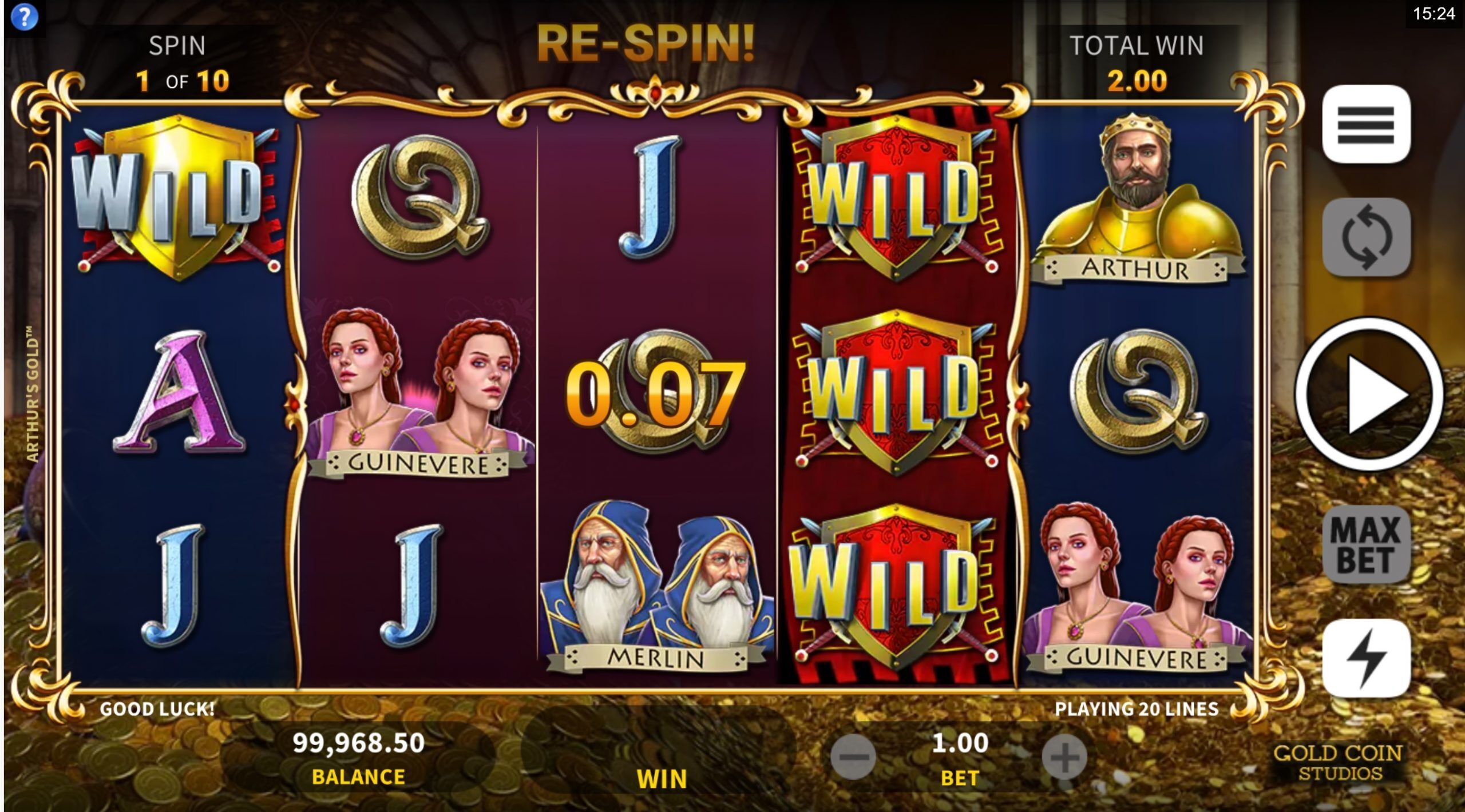 Arthur's GOld online slot