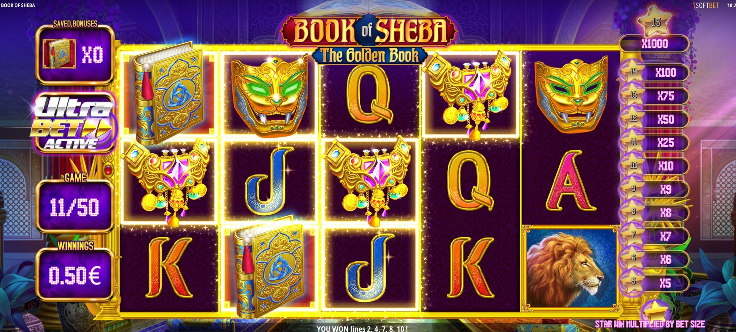 Book of Sheba iSoftBet