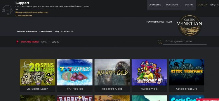 Casino Venetian Betrouwbaar