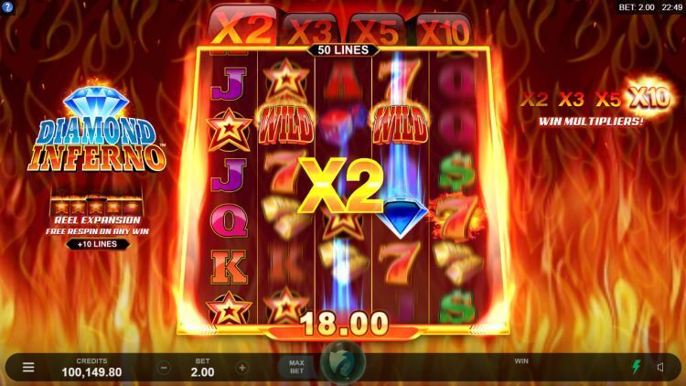 Diamond inferno slot review