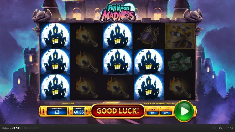 Full Moon Madness slot Free Spins trigger