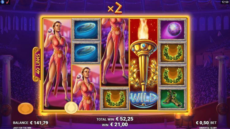 Immortal Glory slot just for the win free spins