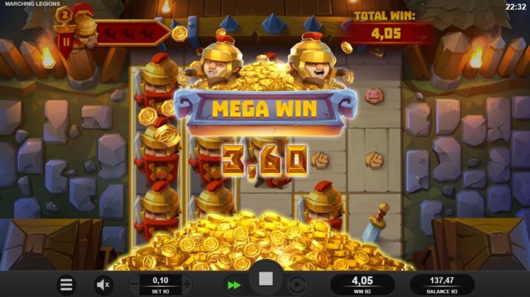 Marching-Legions-slot review bonus big win