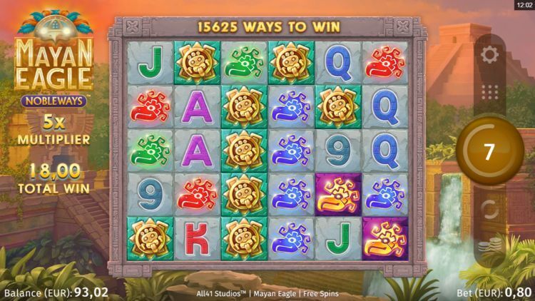 Mayan Eagle nobleways slot review mystery win bonus