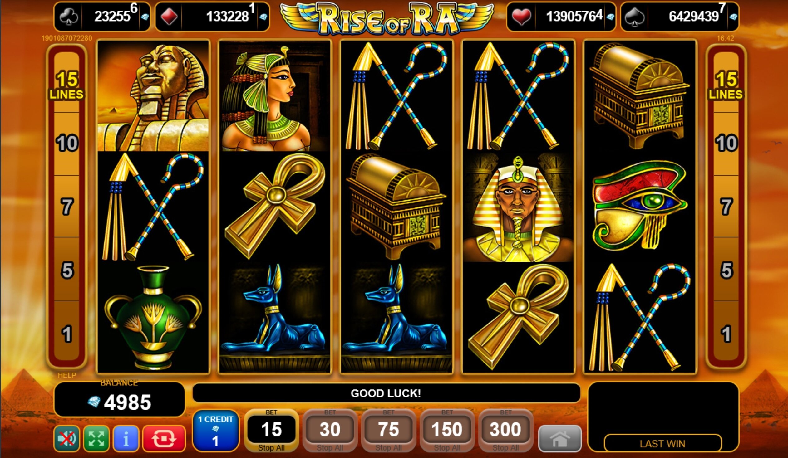 Rise of Ra online slot