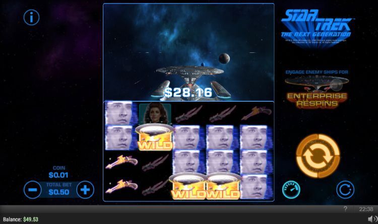 Star Trek The Next Generation gokkast big win