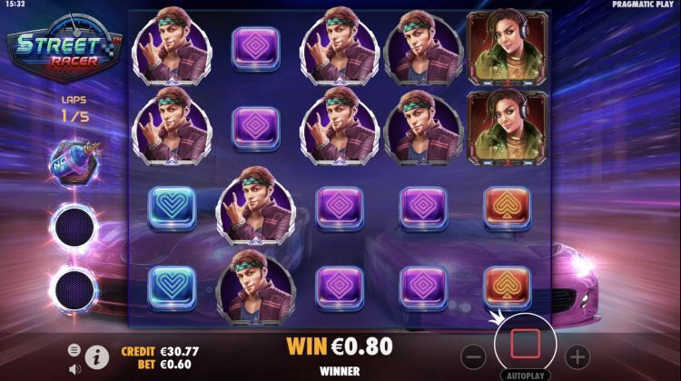 Street Racer online gokkast bonus win