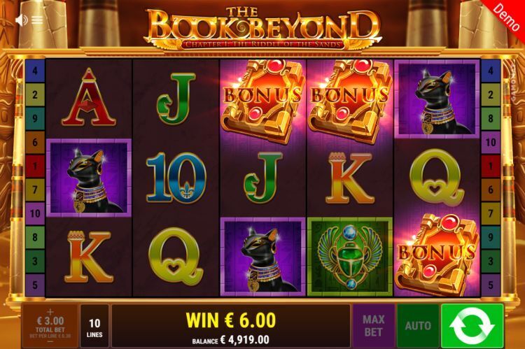 The Book Beyond slot bonus trigger
