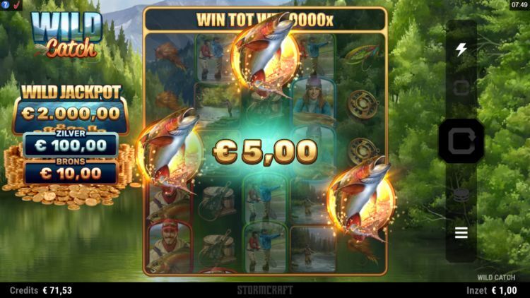 Wild Catch slot bonus trigger