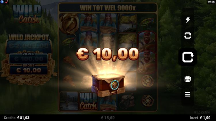 Wild Catch online slot jackpot win