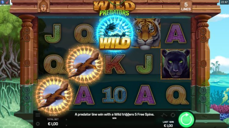 Wild Predators gokkast bonus trigger