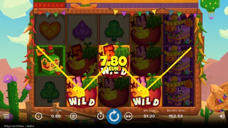 Willy's Hot Chillies slot netent big win