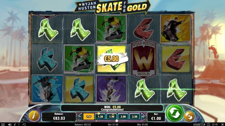 nyjah Huston skate-for-gold slot
