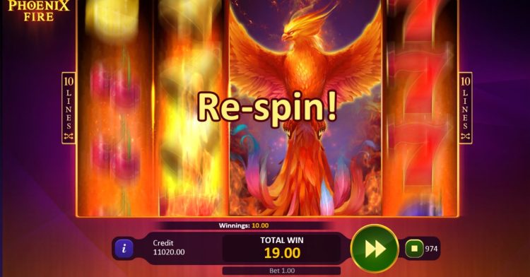 Phoenix Fire online slot Wild Respin