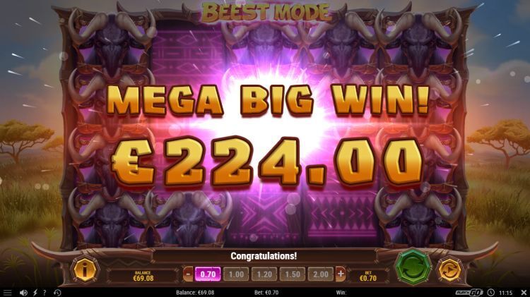Win-A-Beest online gokkast mega big win
